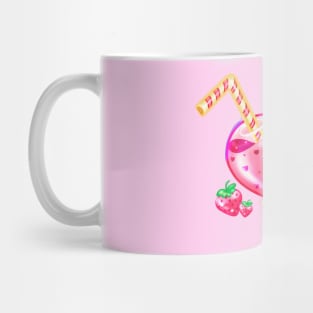 ❤✿いちごジュース✿ ❤ Strawberry Juice bottle kawaii Morango art illustration japanese cute sakuras! Mug